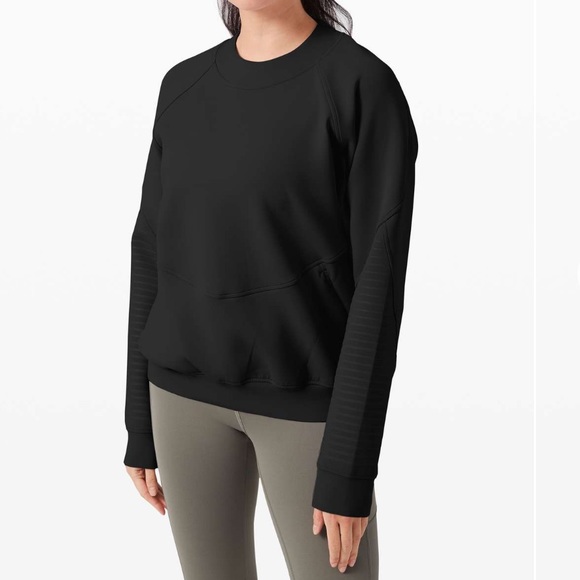lululemon athletica Sweaters - $118 Lululemon City Sweat Crew *Spacer size 8
